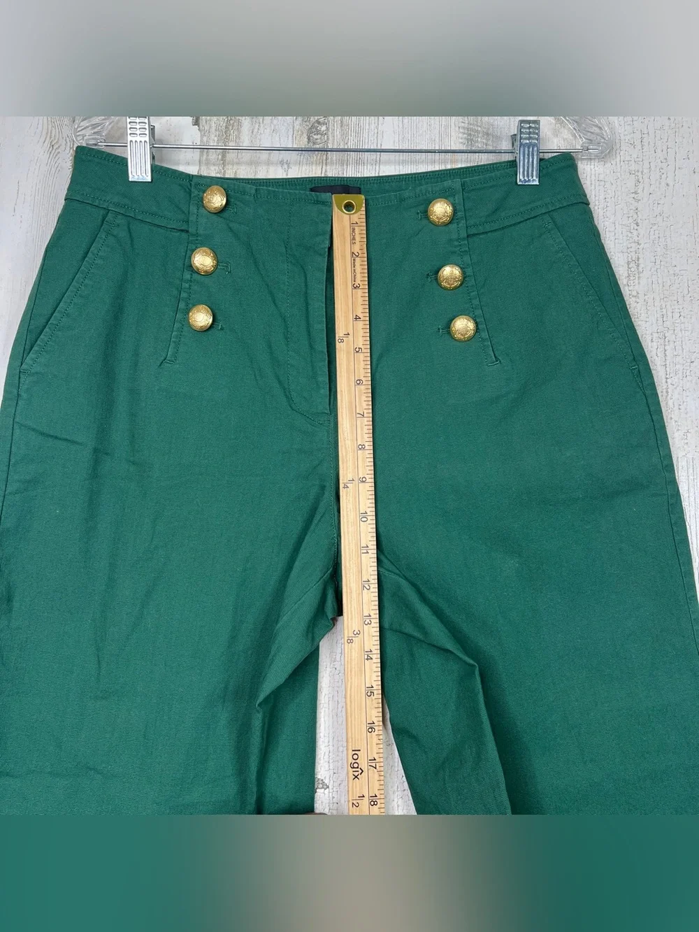 Talbots Sailor Pants Women’s Wide‎ Leg Crop Classic Size 10